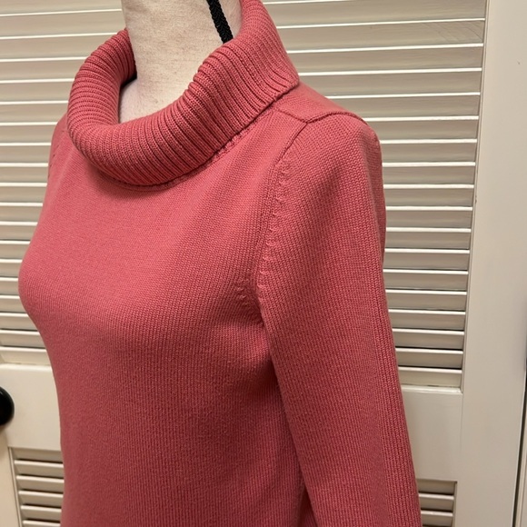 Talbots Cowl Neck Sweater in Coral, Size Medium, EUC - Picture 8 of 15